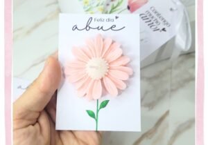 TARJETA + VELA DE FLOR